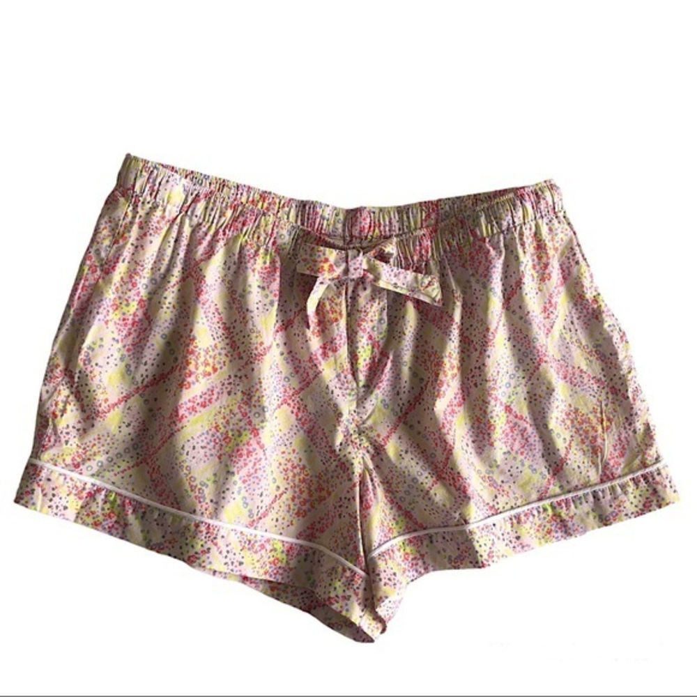 Victoria’s Secret 💯 $ Cotton Printed Pajama Drawstring Shorts M